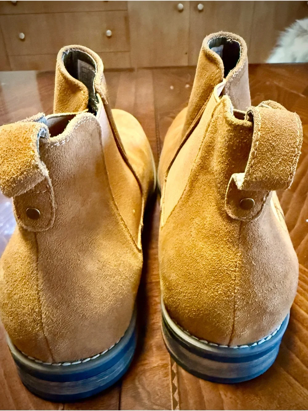 Bruno Marc Men’s Classic Chelsea Ankle Suede Boots